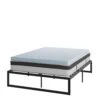 Flash 14 Inch Metal Platform Bed Frame With 10 Inch Pocket Spring Mattress In A Box And 2 Inch Cool Gel Memory Foam Topper