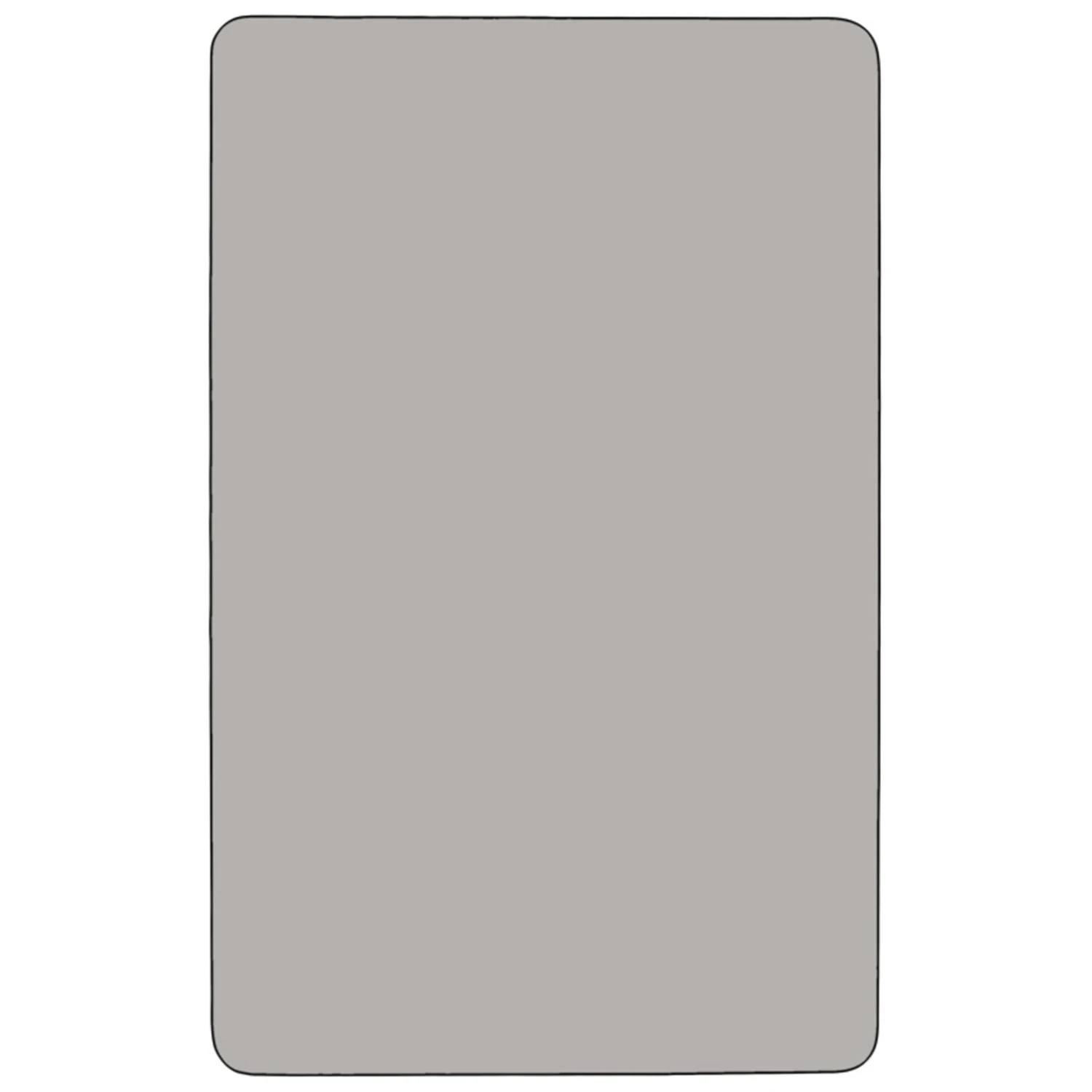 Flash 30''W X 60''L Rectangular HP Laminate Activity Table - Height Adjustable Short Legs - Image 9