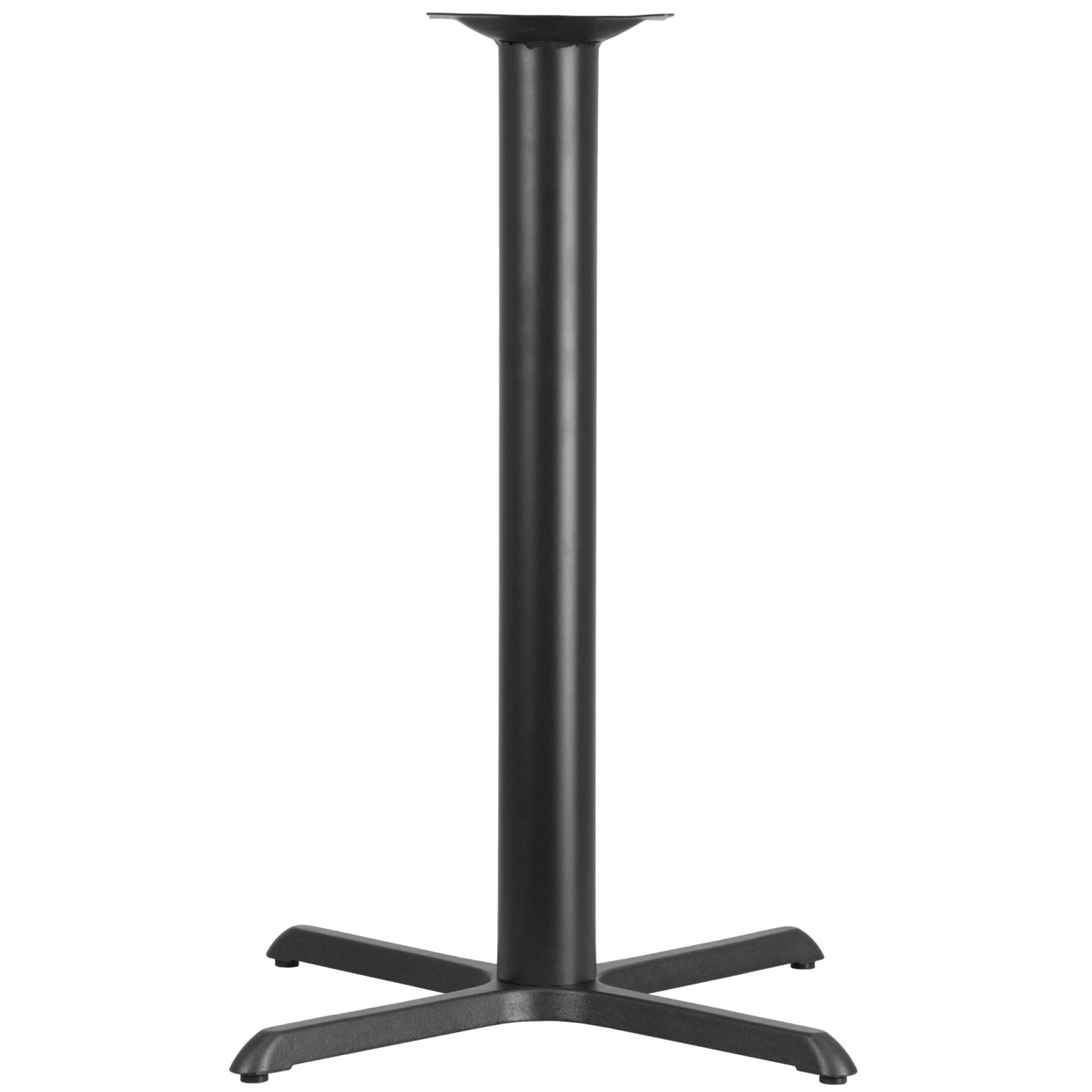 33'' X 33'' Restaurant Table X-Base With 4'' Dia. Bar Height Column - Image 6