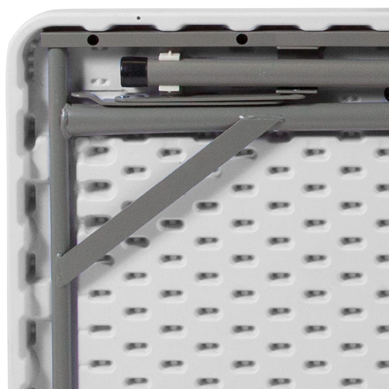 Flash 34.5" Square 4-Player Folding Card Game Table With Playing Surface And Cup Holders - Image 10