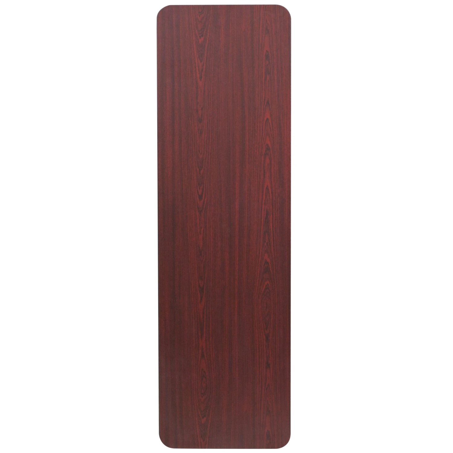 Flash 5-Foot High Pressure Mahogany Laminate Folding Training Table - Image 3