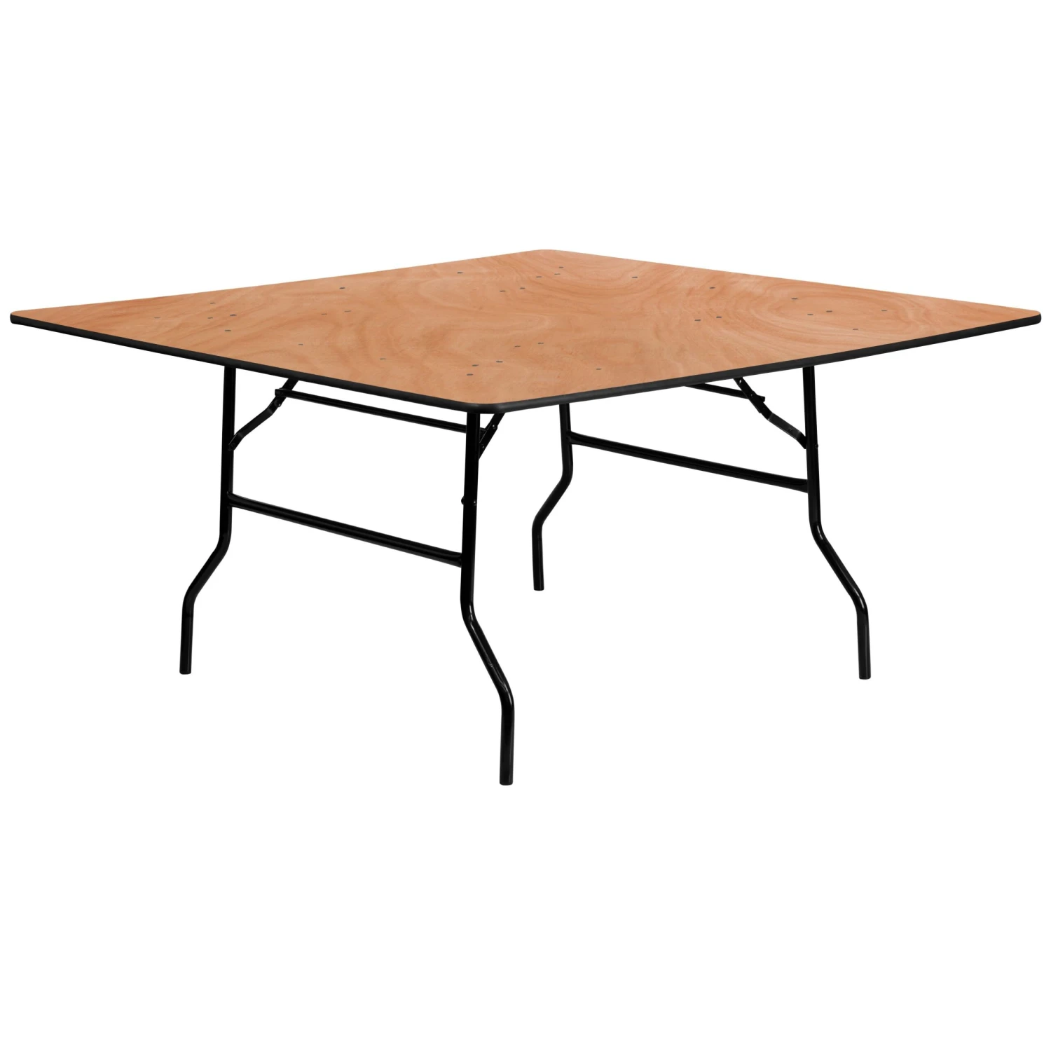 Flash 5-Foot Square Wood Folding Banquet Table - Image 5
