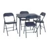Flash 5 Piece Folding Card Table And Chair Set