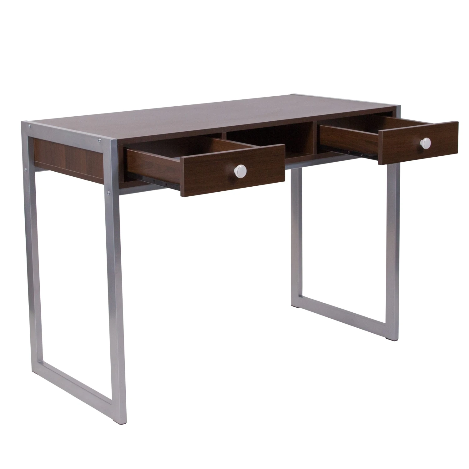 Flash Bradley Desk With Silver Metal Frame - Image 5