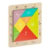 Flash Bright Beginnings Commercial Grade Birch Plywood STEM Tangram Shape Building Learning Board