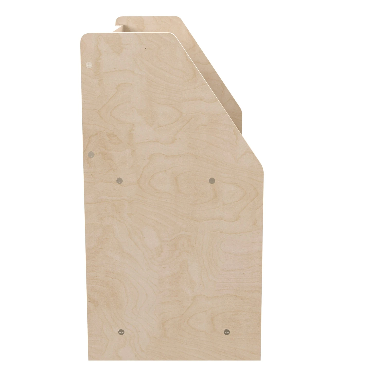 Flash Bright Beginnings Commercial Grade Modular 2 Shelf Wooden Classroom Display Shelf - Image 10