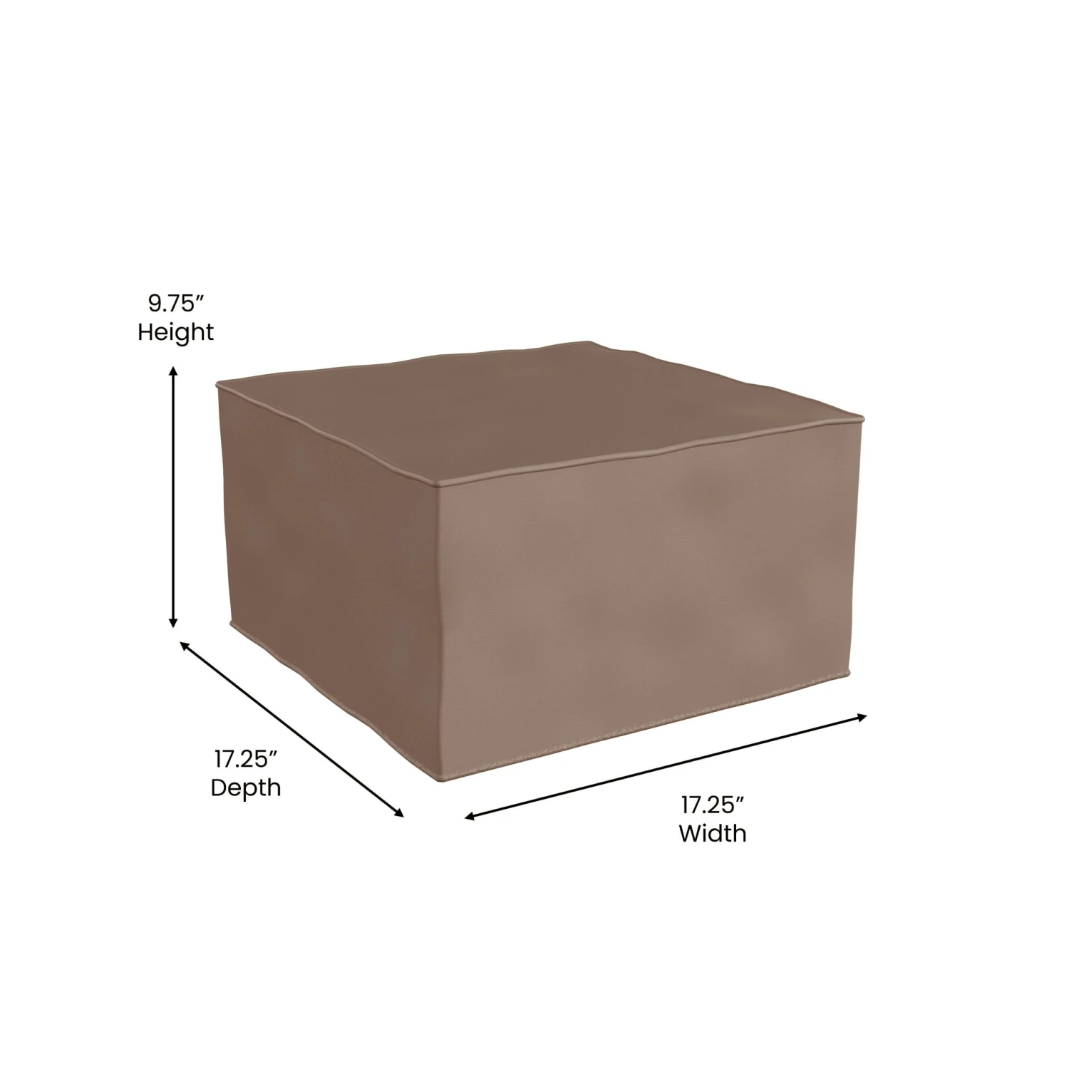 Flash Bright Beginnings Commercial Grade Modular Classroom Soft Seating, 1 Seater Chair/Ottoman - Image 5
