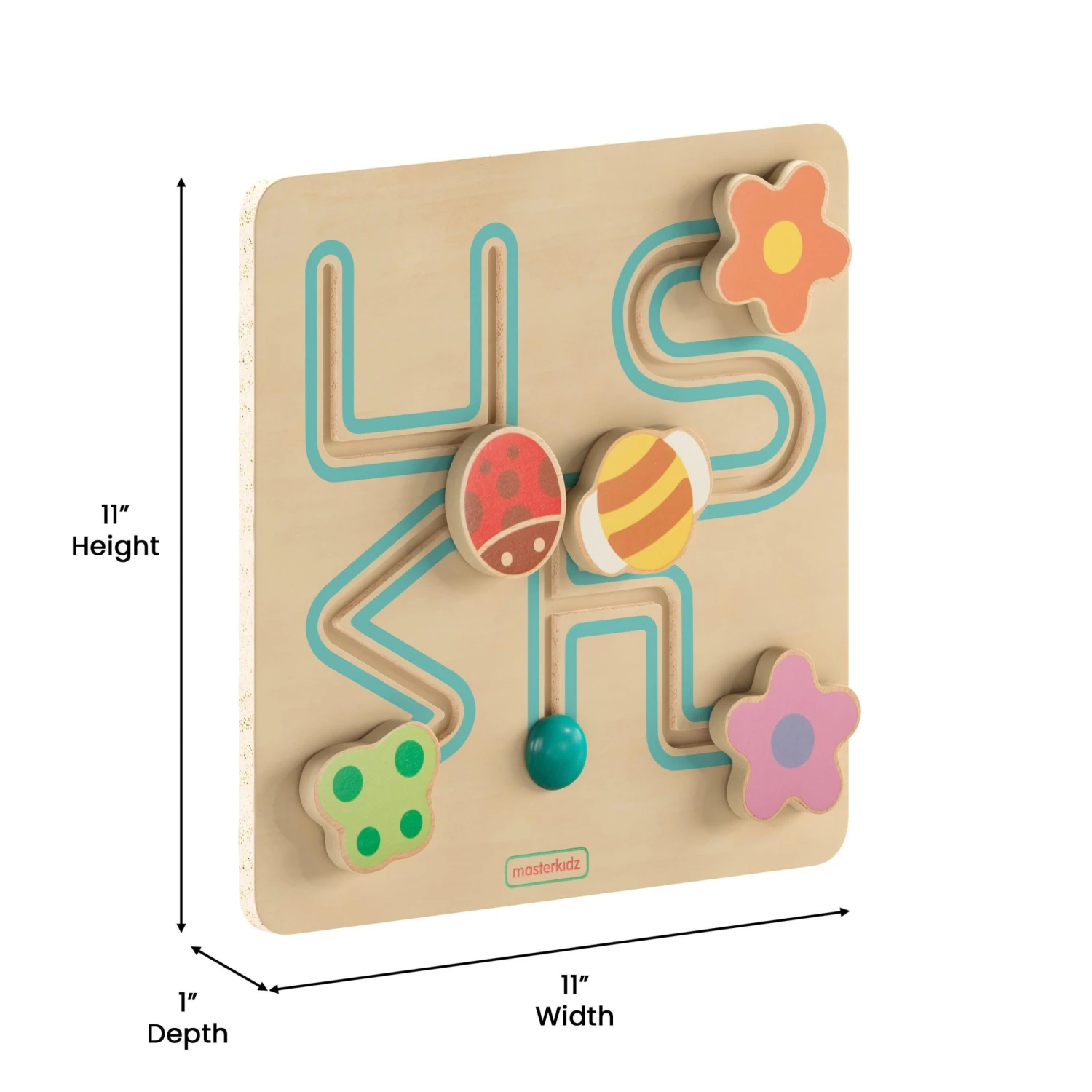 Flash Bright Beginnings Commercial Grade STEM Insect Sliding Maze Learning Board - Image 5