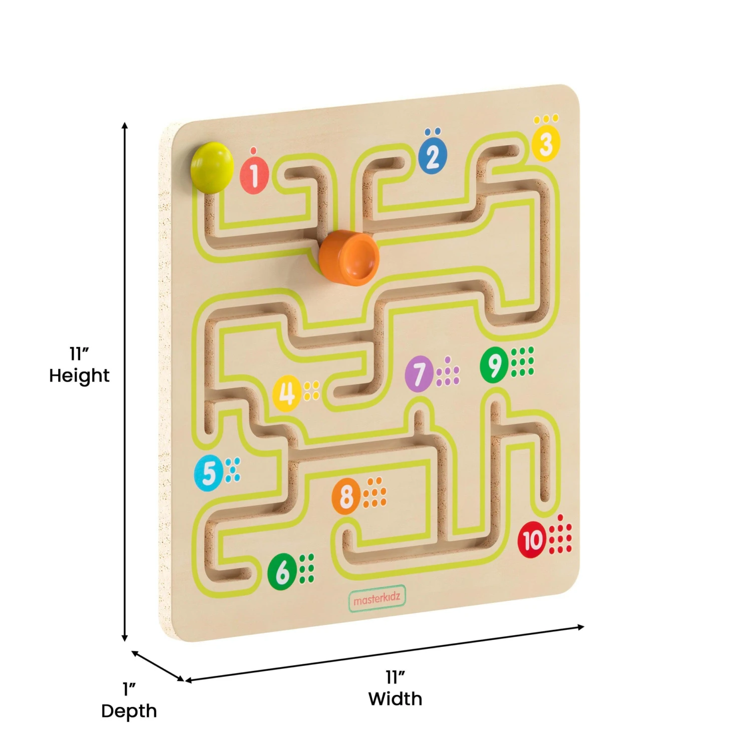 Flash Bright Beginnings Commercial Grade STEM Sliding Maze Learning Board - Image 5