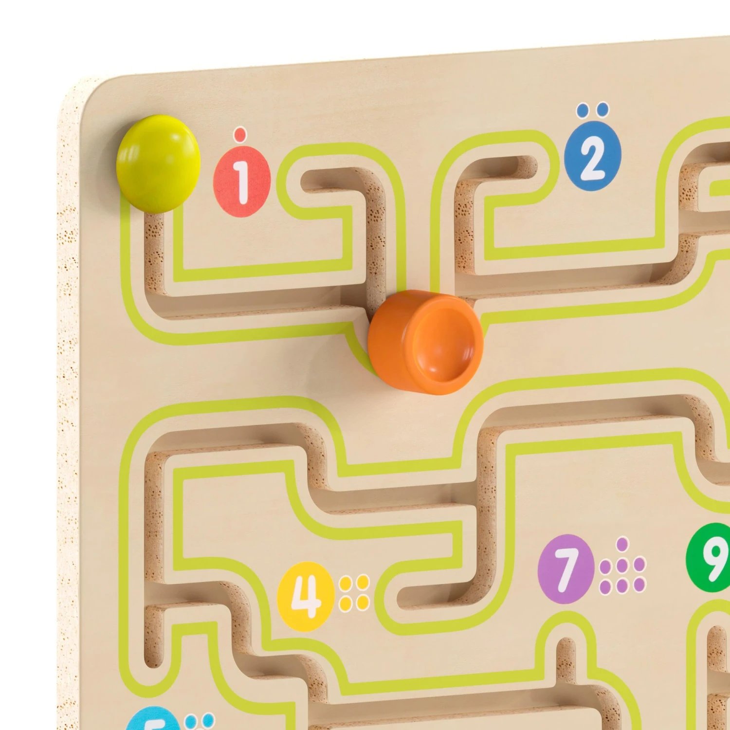 Flash Bright Beginnings Commercial Grade STEM Sliding Maze Learning Board - Image 7