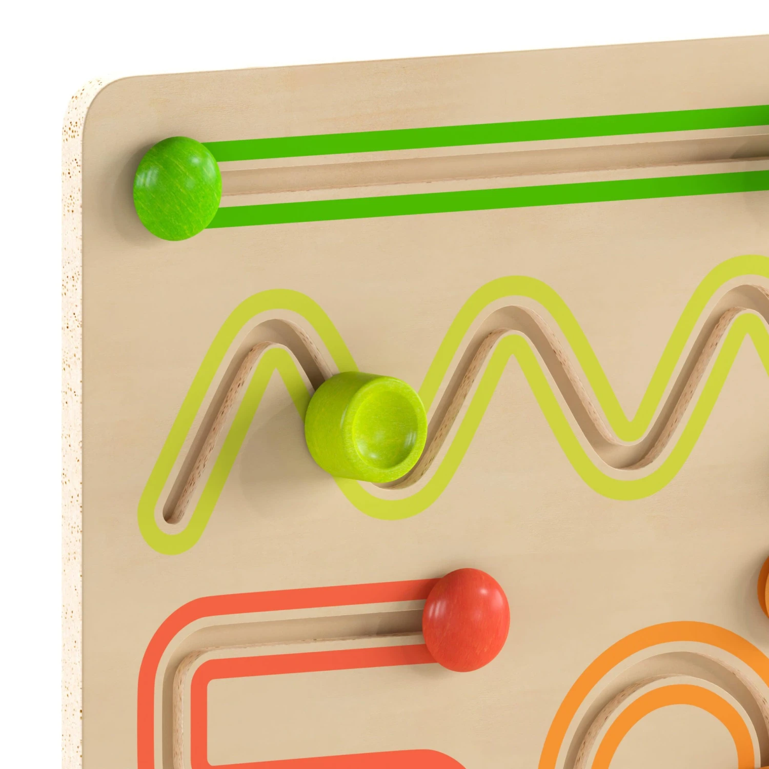 Flash Bright Beginnings Commercial Grade STEM Sliding Shapes Learning Board - Image 7
