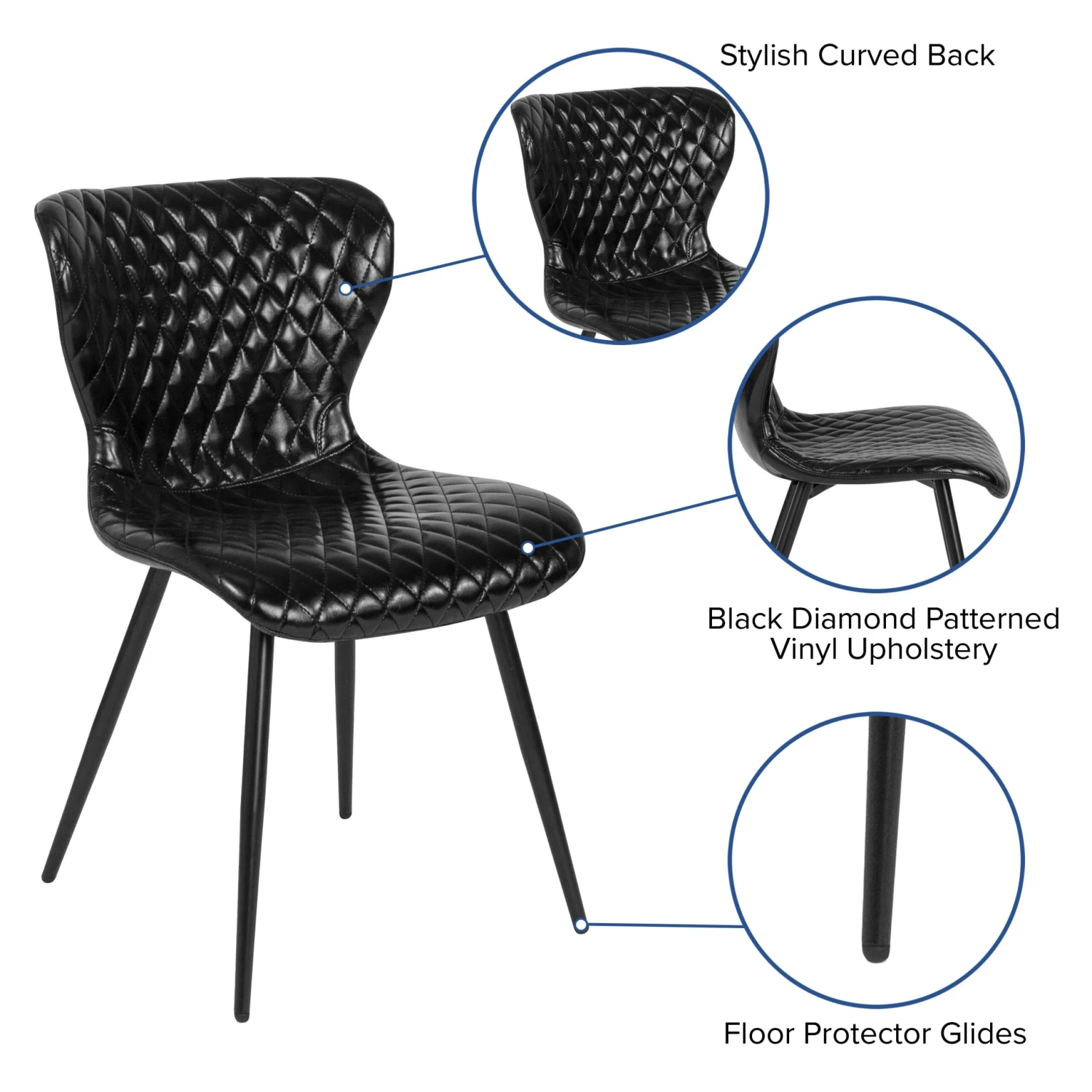 Flash Bristol Contemporary Upholstered Chair - Image 4