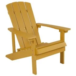 Flash Charlestown Commercial All-Weather Poly Resin Wood Adirondack Chair