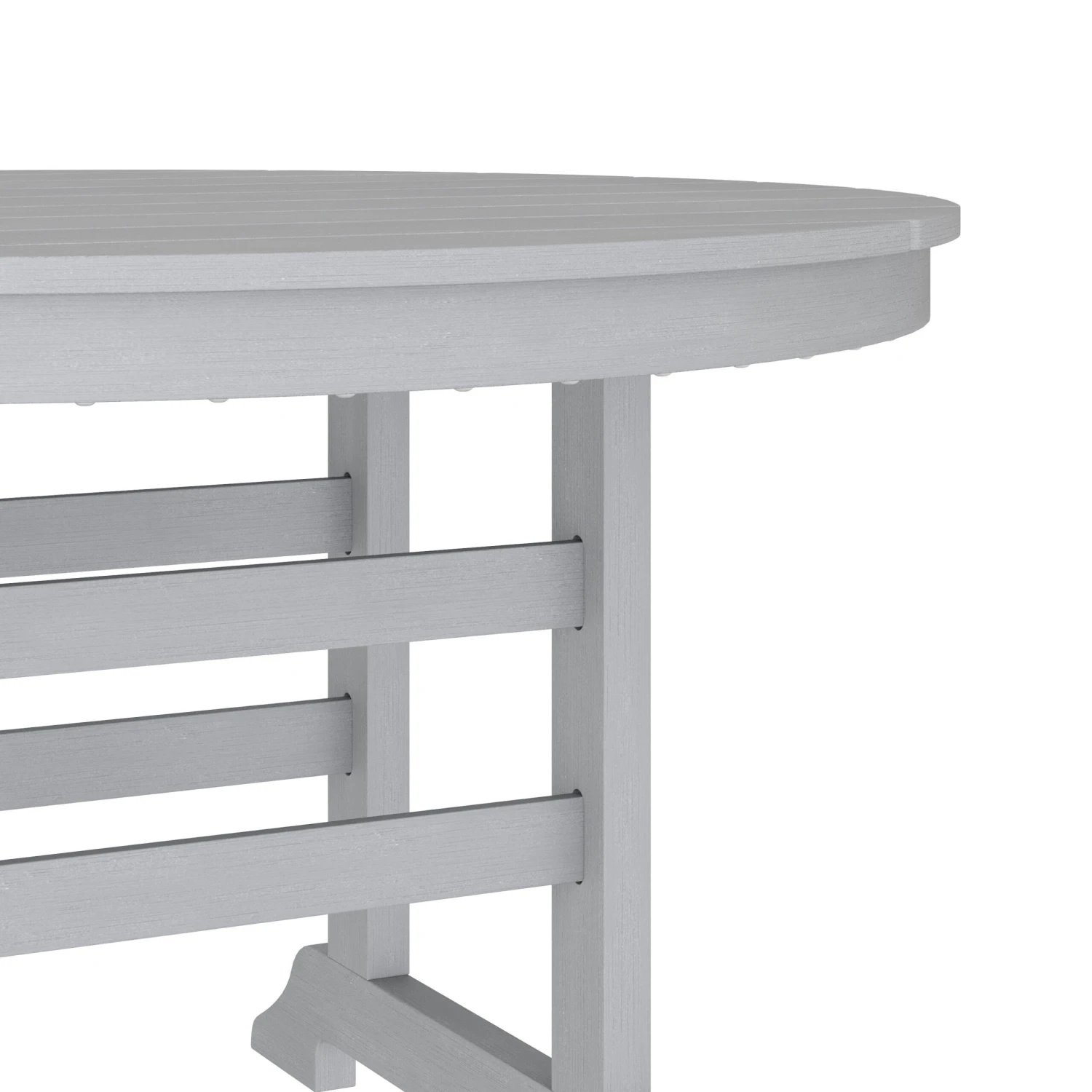 Flash Colonel Commercial Grade Indoor/Outdoor Recycled HDPE Adirondack Dining Table - Image 15