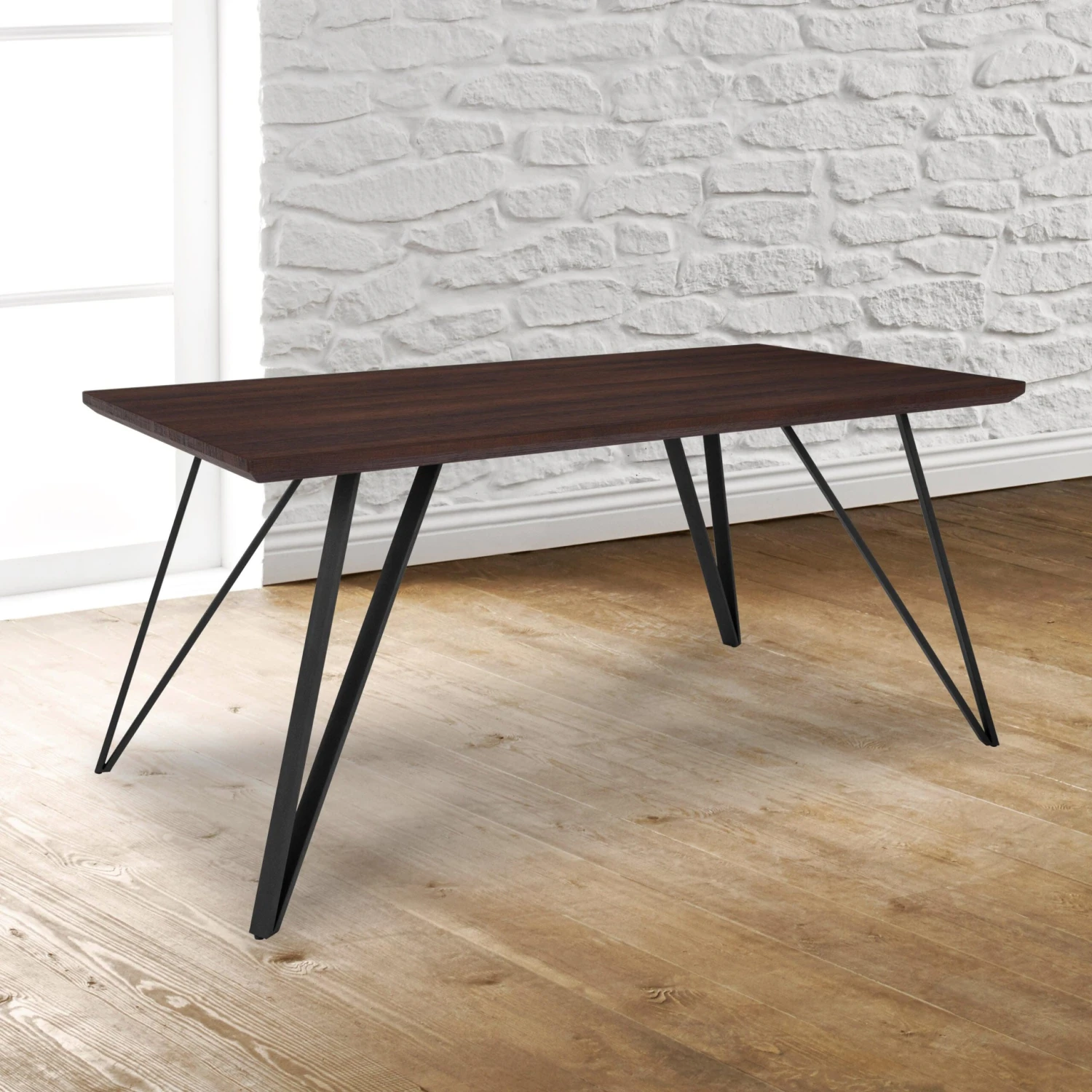 Flash Corinth 31.5" X 63" Rectangular Dining Table - Image 2