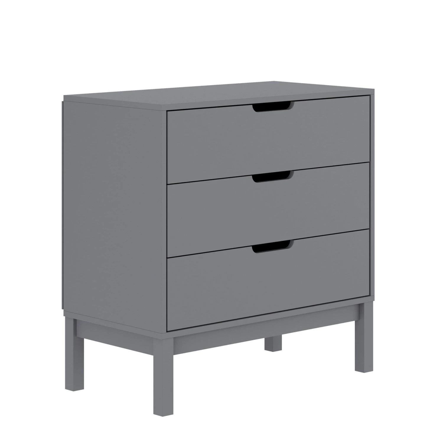Flash Dallas Wooden 3-Drawer Dresser For Bedroom, Chest Of Drawers For Kids
