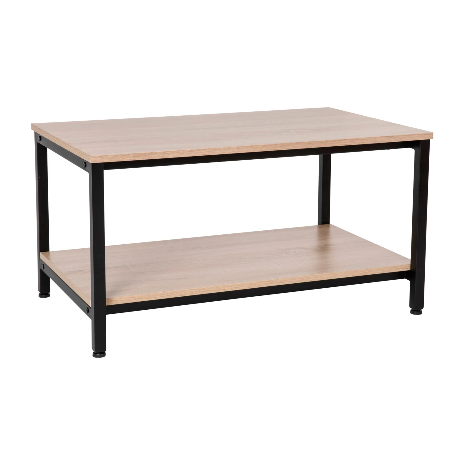 Flash Finley Modern Industrial 2 Tier Coffee Table - Image 15