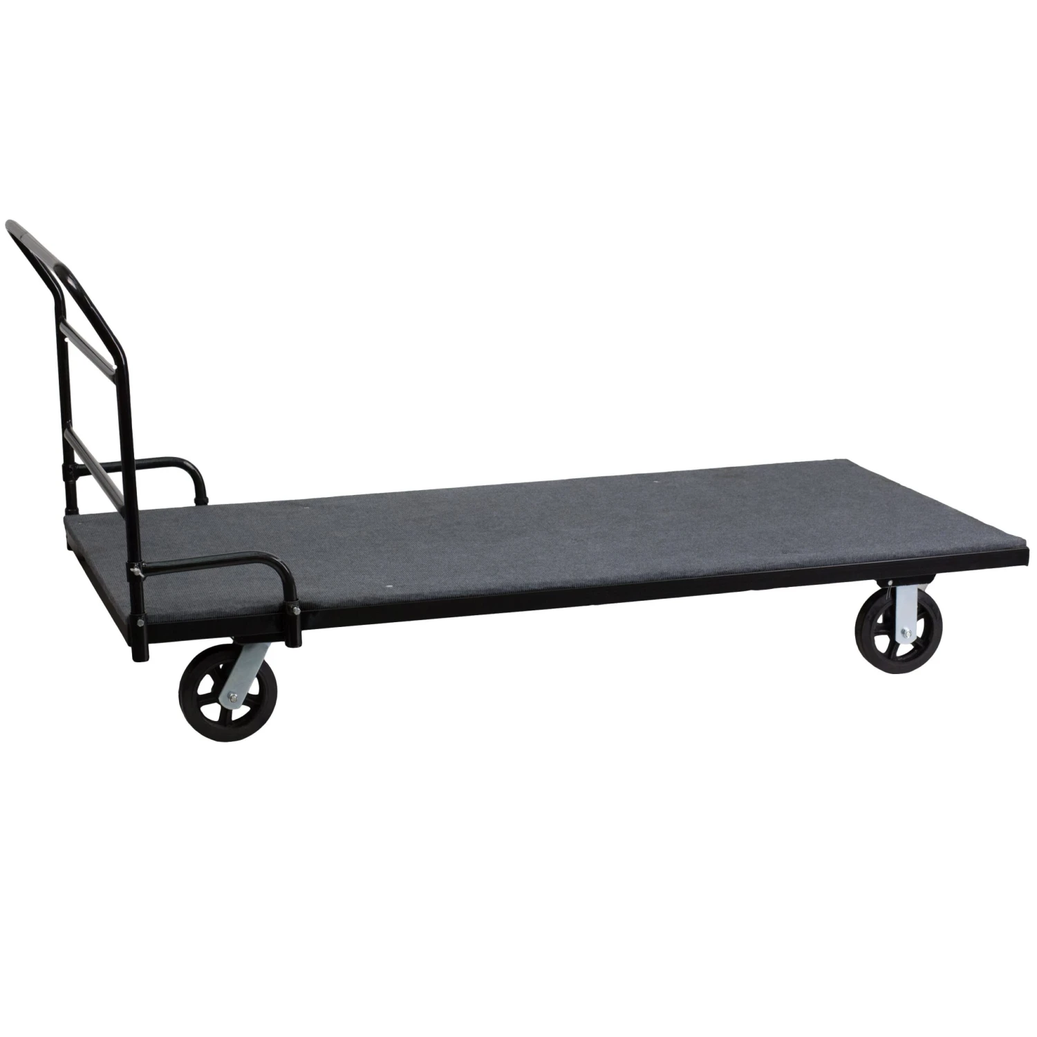 Flash Folding Table Dolly With Carpeted Platform For Rectangular Tables