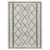 Flash Geometric Style Bohemian Shag Area Rug