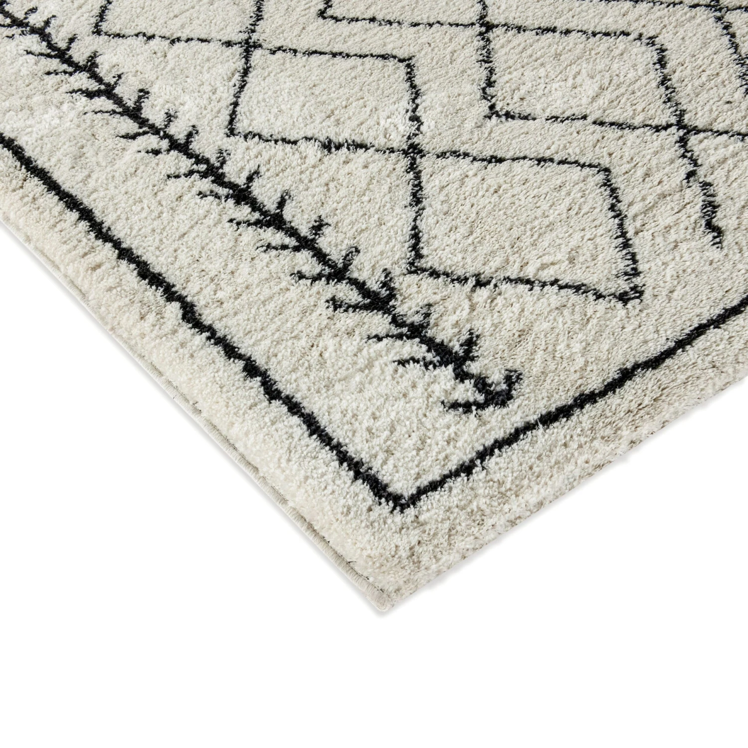 Flash Geometric Style Bohemian Shag Area Rug - Image 15