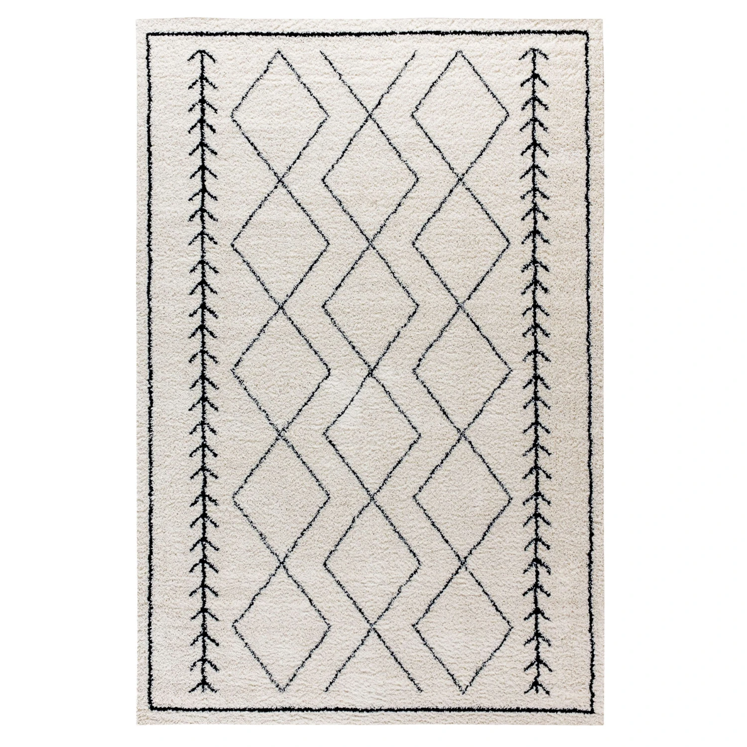 Flash Geometric Style Bohemian Shag Area Rug - Image 9