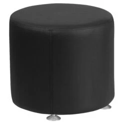 Flash HERCULES Alon Series LeatherSoft 18'' Round Ottoman