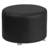 Flash HERCULES Alon Series LeatherSoft 24'' Round Ottoman