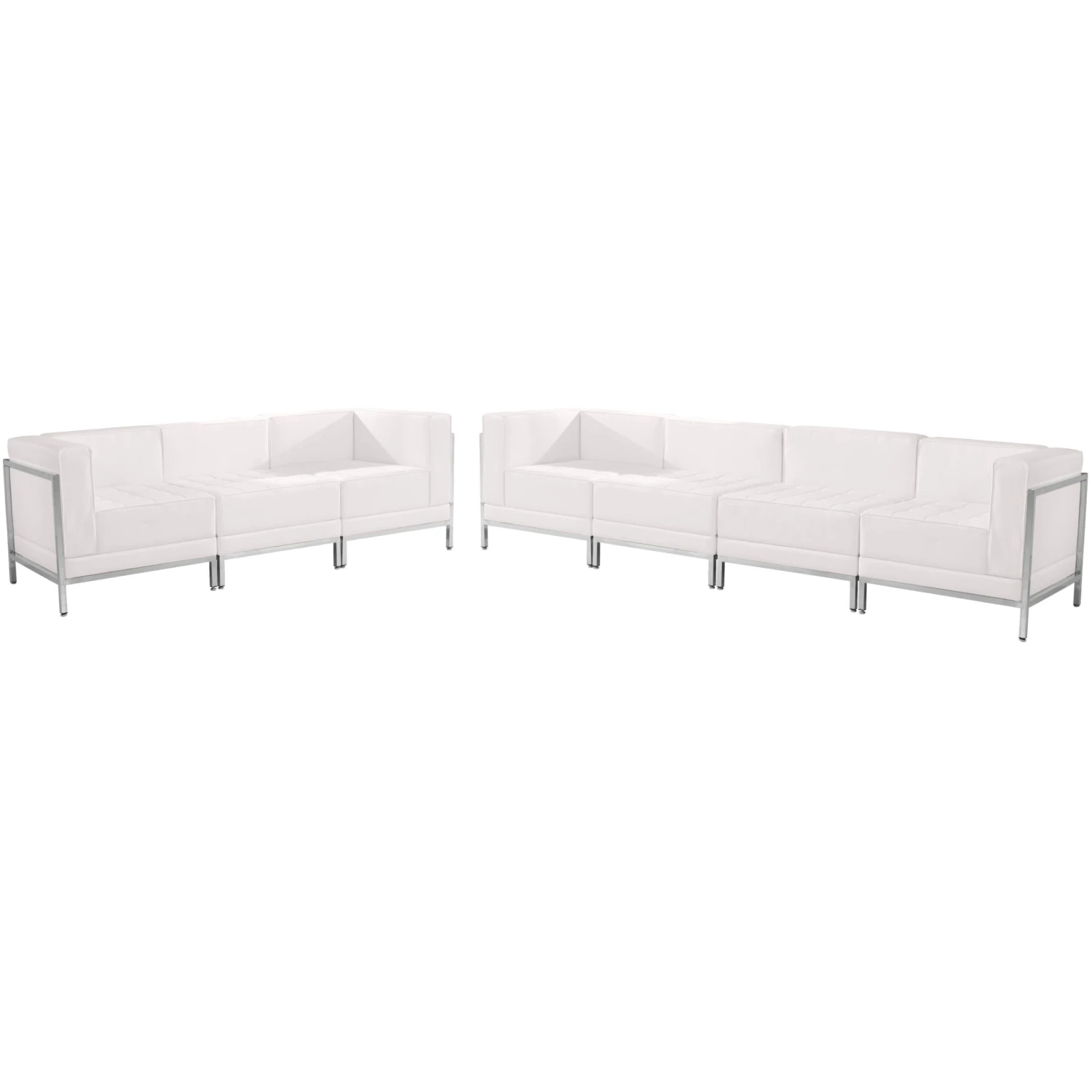 Flash HERCULES Imagination Series LeatherSoft Sofa Set, 5 Pieces