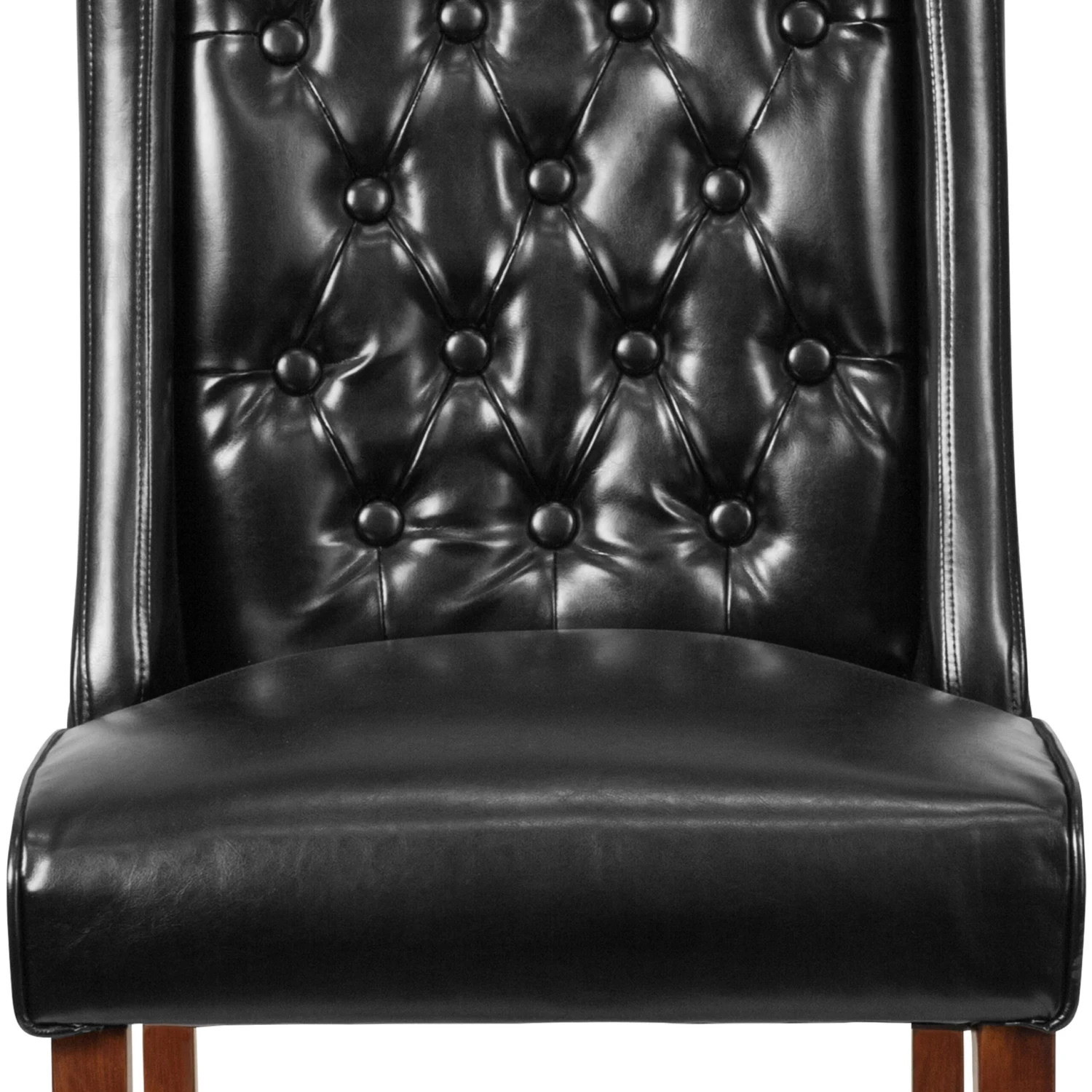 Flash HERCULES Preston Series Tufted Parsons Chair With Side Panel Detail - Image 19