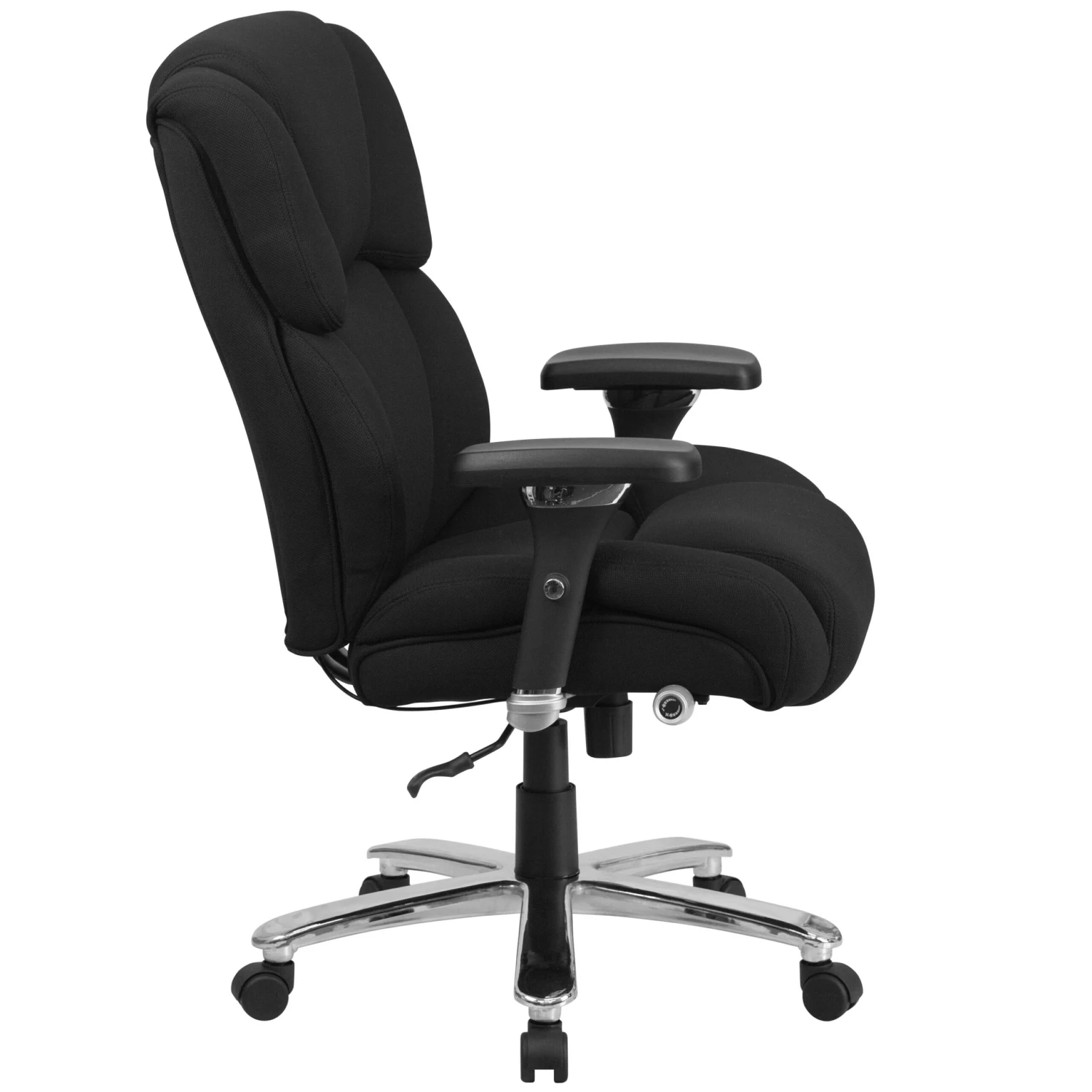 Flash HERCULES Series 24/7 Intensive Use Big & Tall 400 Lb. Rated Executive Swivel Ergonomic Office Chair With Lumbar Knob And Tufted Headrest & Back - Image 10