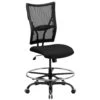 Flash HERCULES Series 400 Lb. Capacity Big & Tall Mesh Ergonomic Drafting Chair