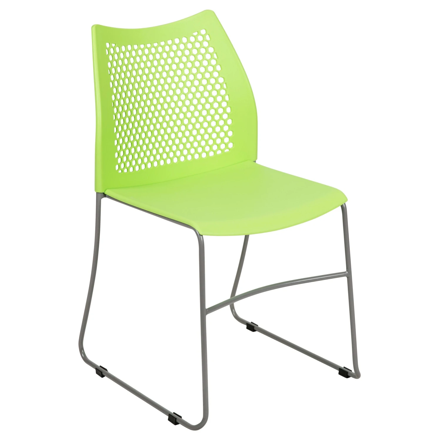 Flash HERCULES Series 661 Lb. Capacity Stack Chair With Air-Vent Back And Powder Coated Sled Base - Image 13
