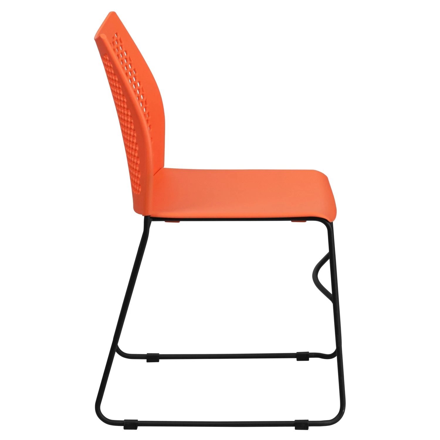 Flash HERCULES Series 661 Lb. Capacity Stack Chair With Air-Vent Back And Powder Coated Sled Base - Image 9