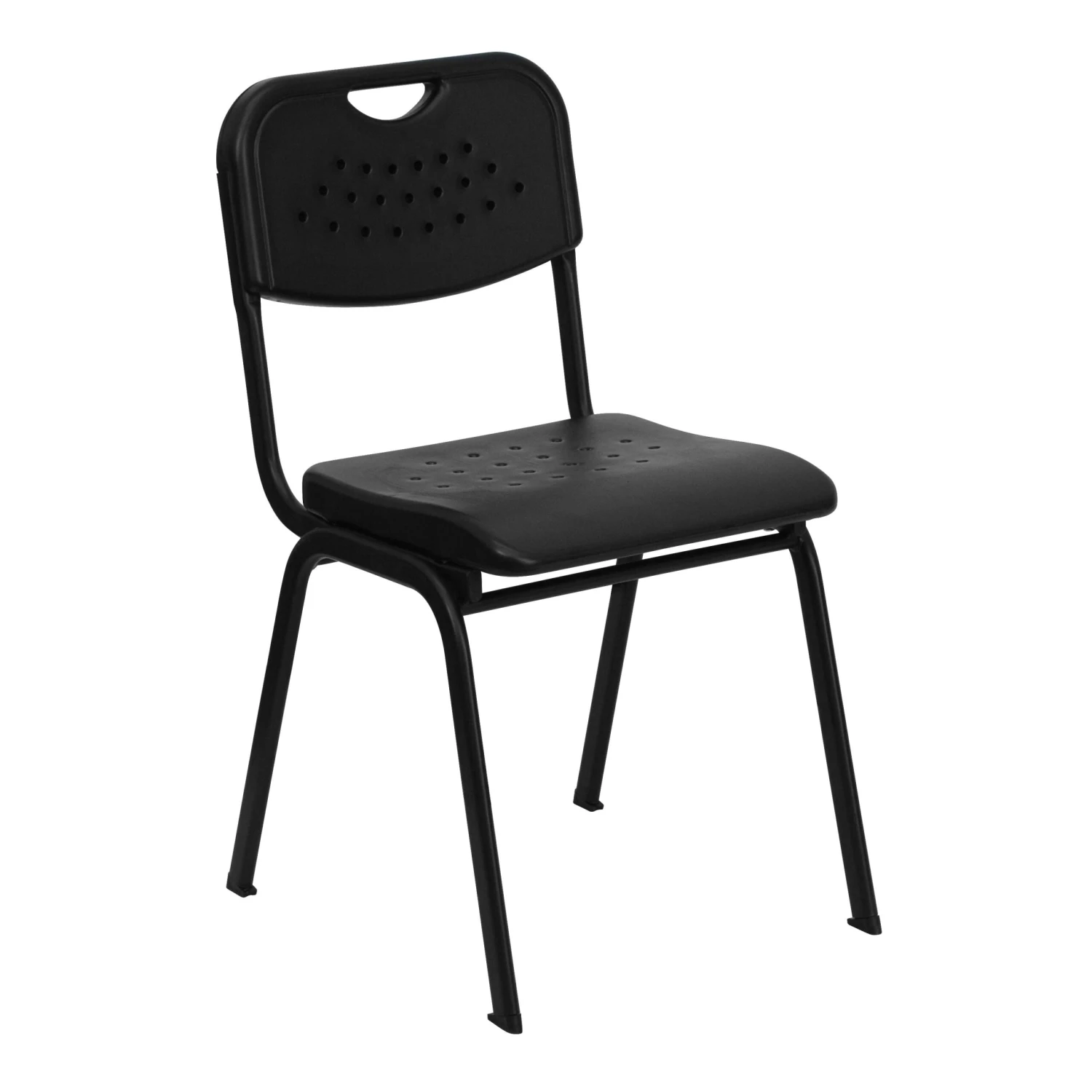 Flash HERCULES Series 880 Lb. Capacity Plastic Stack Chair With Open Back