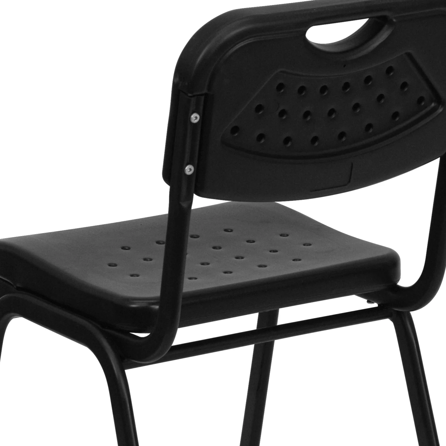 Flash HERCULES Series 880 Lb. Capacity Plastic Stack Chair With Open Back - Image 11