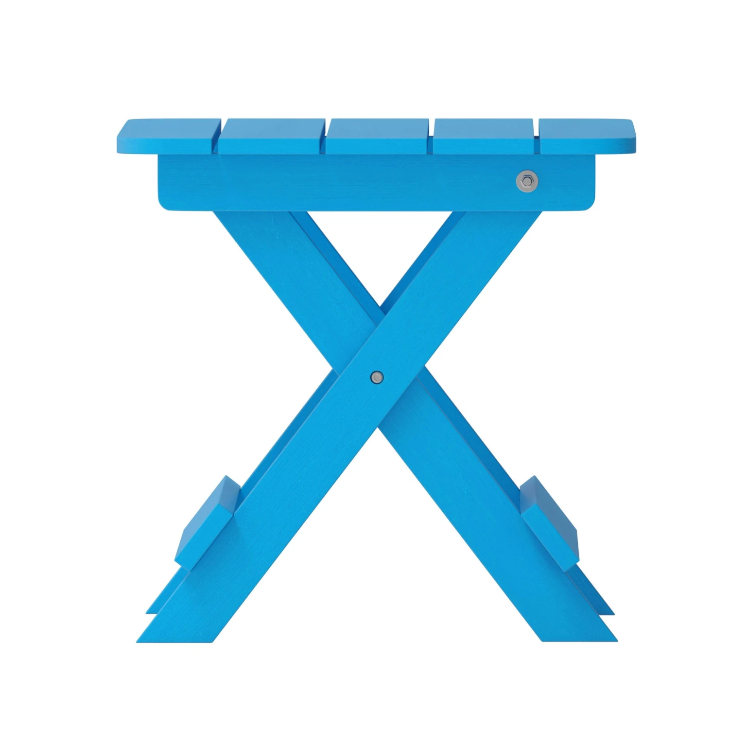 Flash Halifax Outdoor Folding Side Table, Portable All-Weather HDPE Adirondack Side Table - Image 10