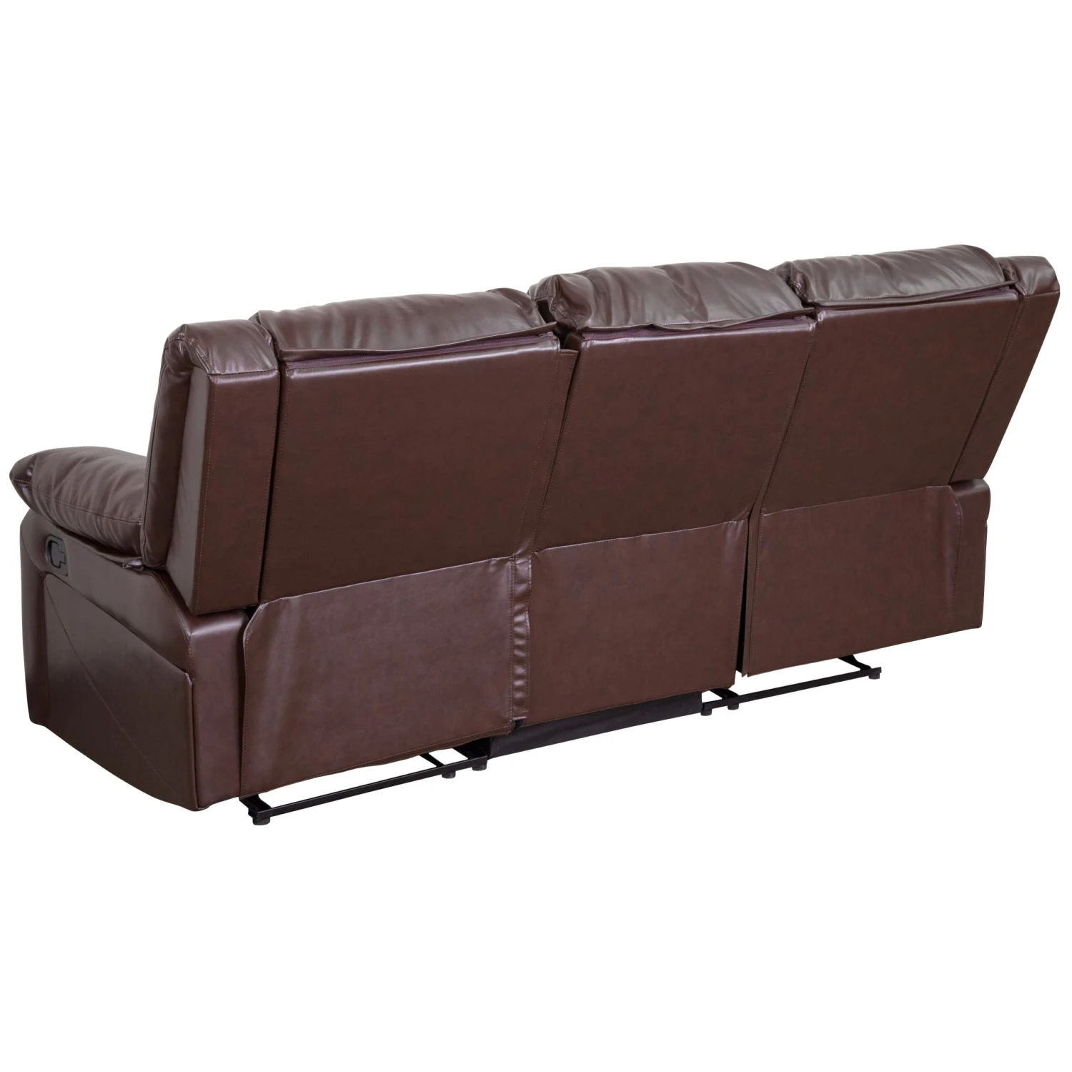 Flash Harmony Series LeatherSoft Sofa With Two Built-In Recliners - Image 14