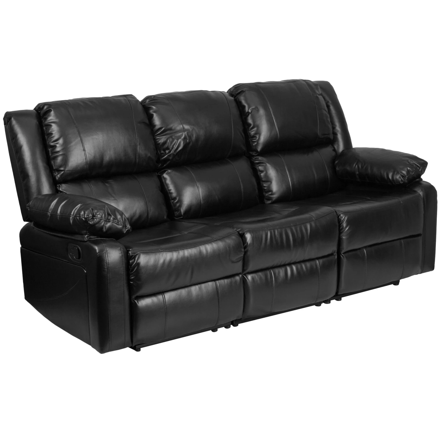 Flash Harmony Series LeatherSoft Sofa With Two Built-In Recliners - Image 20