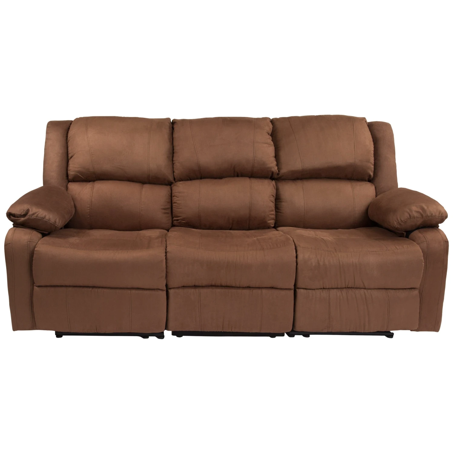 Flash Harmony Series LeatherSoft Sofa With Two Built-In Recliners - Image 6