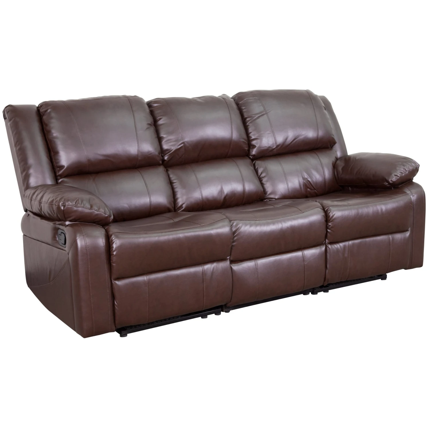 Flash Harmony Series LeatherSoft Sofa With Two Built-In Recliners - Image 8