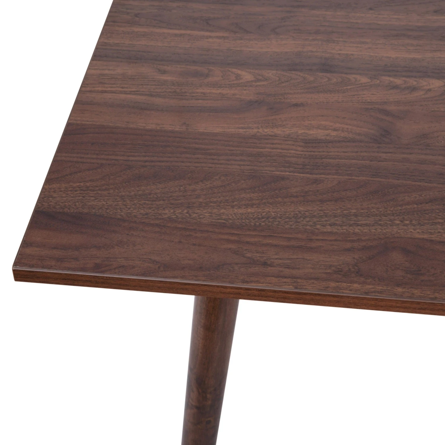 Flash Hatfield Mid-Century Modern Wood Dining Table, Wood Kitchen Table - Image 8