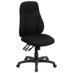 Flash High Back Fabric Multifunction Swivel Ergonomic Task Office Chair