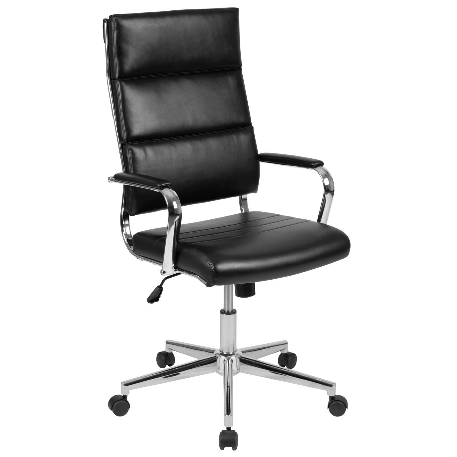 Flash High Back LeatherSoft Contemporary Panel Executive Swivel Office Chair - Image 16