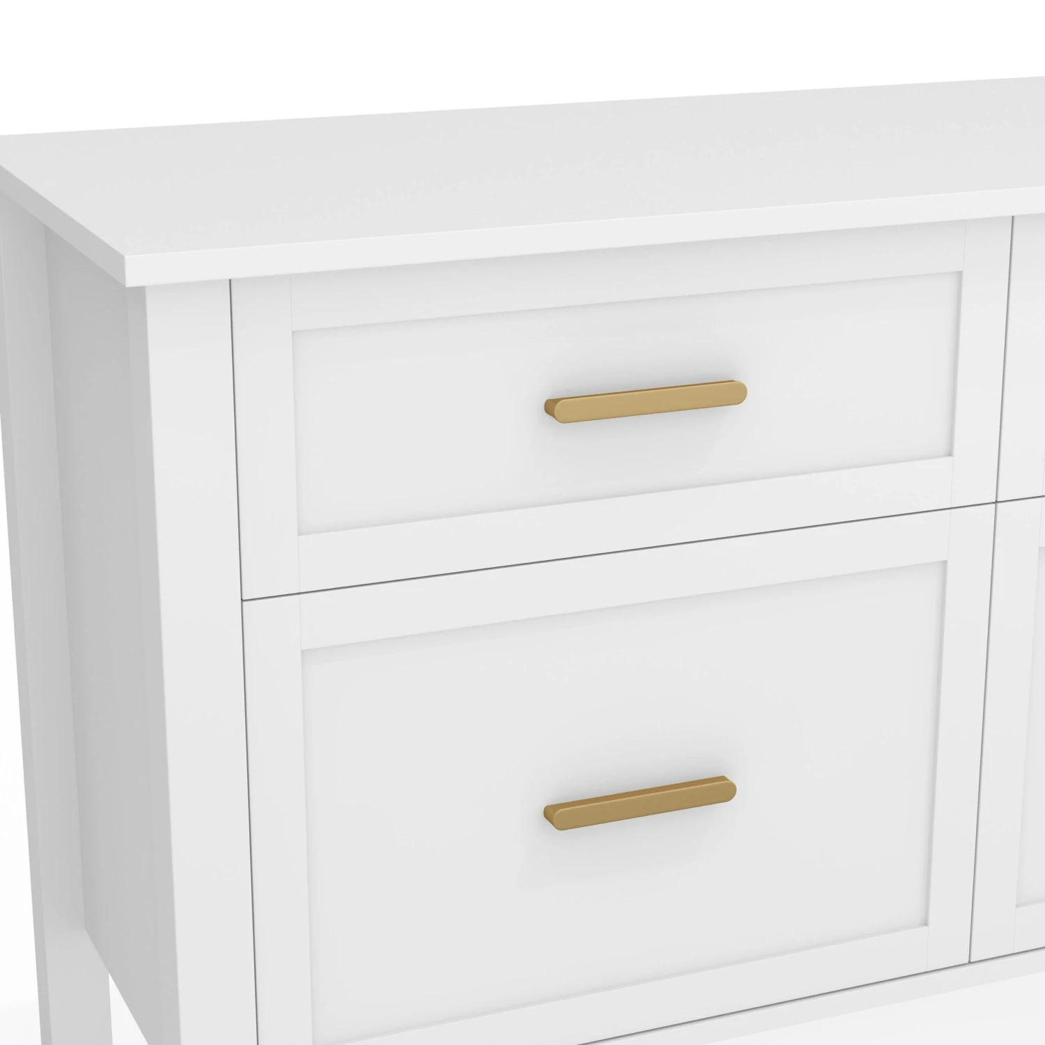 Hutton Shaker Style Home Office 4 Drawer Lateral File Cabinet - Image 3