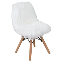 Flash Kids Shaggy Dog Accent Chair
