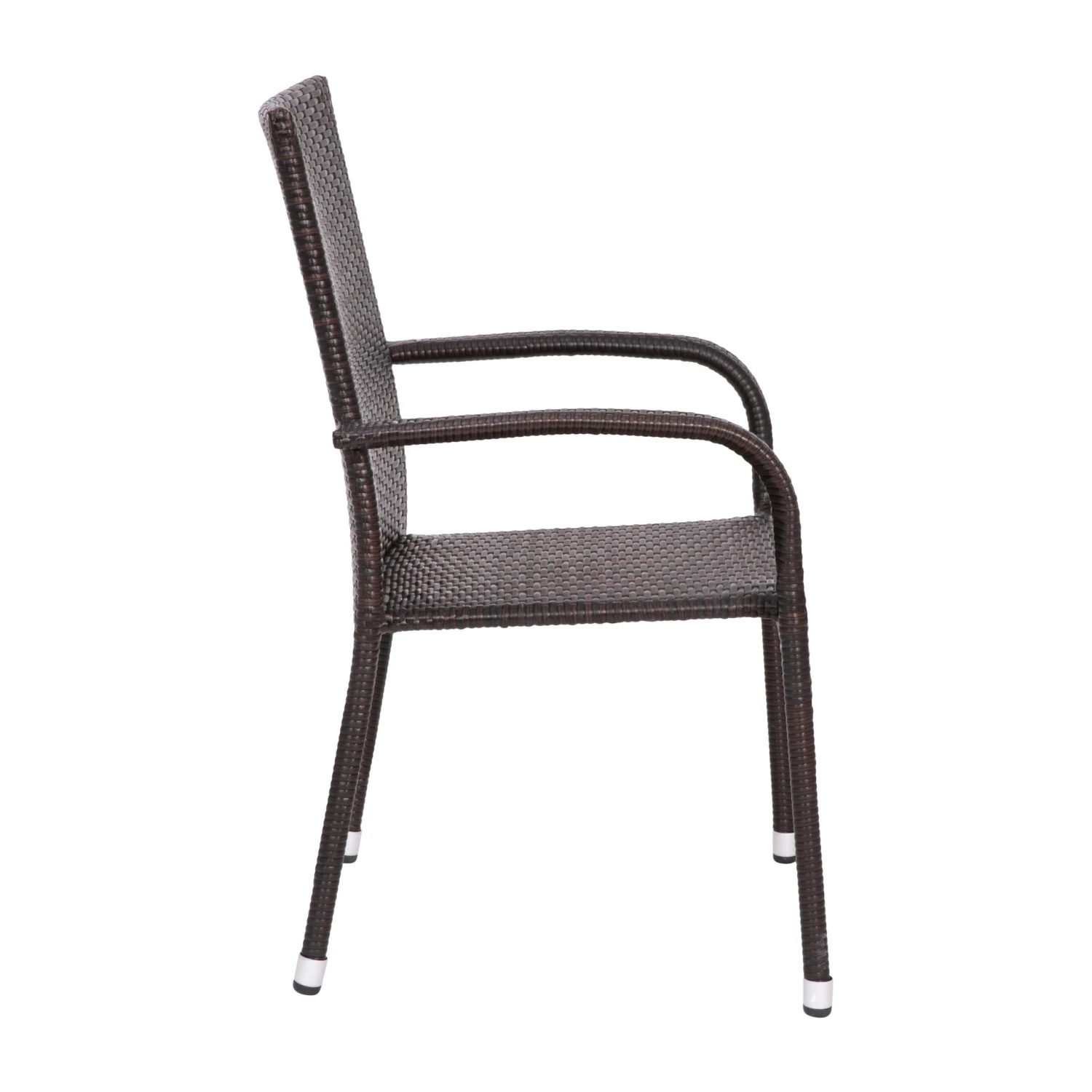 Flash Maxim Indoor/Outdoor Wicker Dining Chairs With Fade & Weather-Resistant Steel Frames For Patio And Deck - Image 11