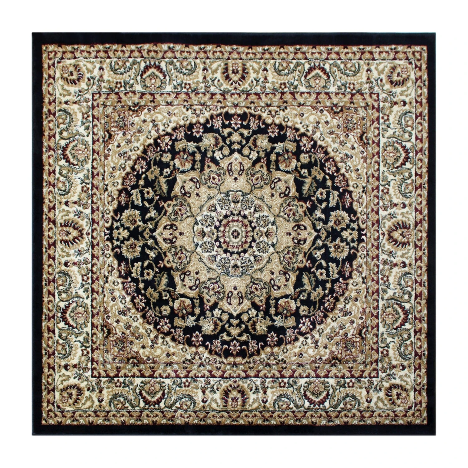Flash Mersin Collection Persian Style Area Rug - Olefin Rug With Jute Backing - Hallway, Entryway, Bedroom, Living Room - Image 8