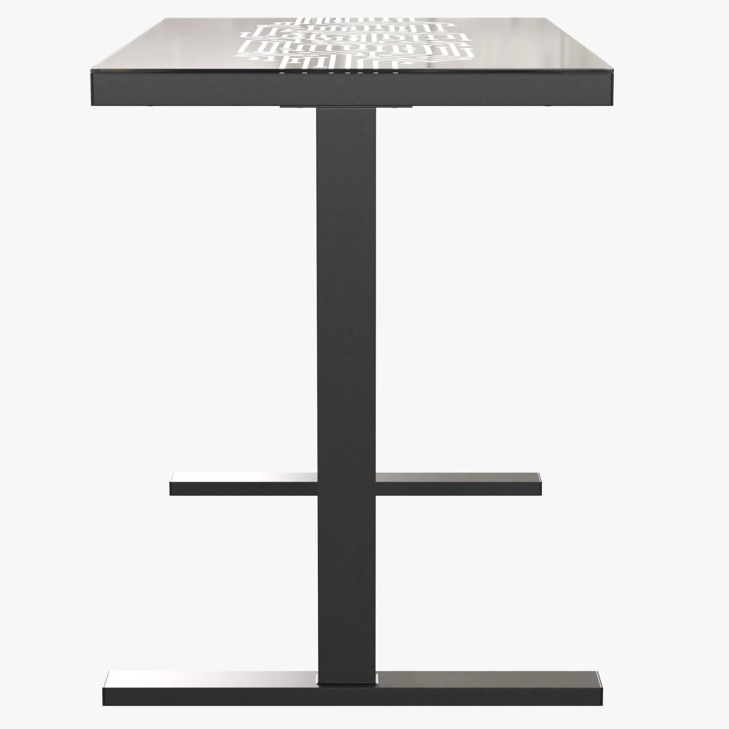 MetriX 7 Gaming Desk With Circuit Board Inspired LED Lighted Top, 43" Gaming Computer PC Desk With Remote Controlled LED Lights - Image 7