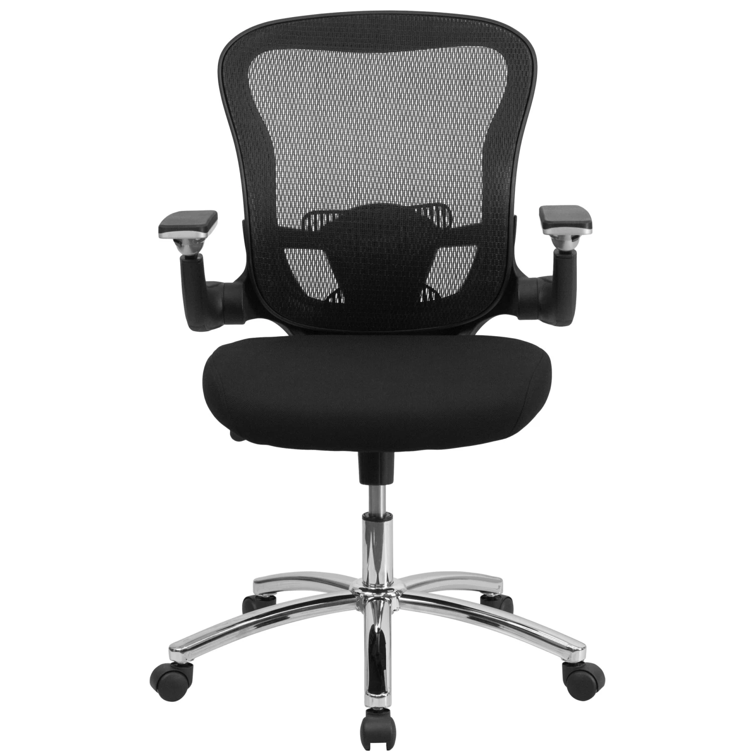 Flash Mid-Back Mesh Executive Swivel Ergonomic Office Chair With Height Adjustable Flip-Up Arms - Image 10