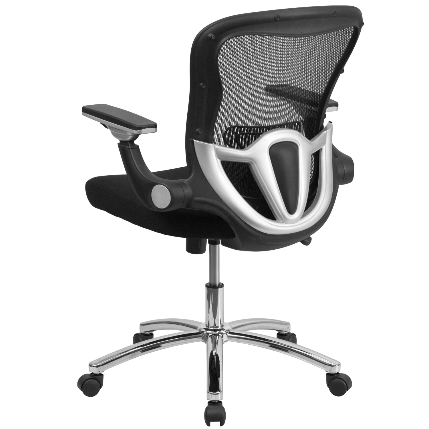 Flash Mid-Back Mesh Executive Swivel Ergonomic Office Chair With Height Adjustable Flip-Up Arms - Image 7